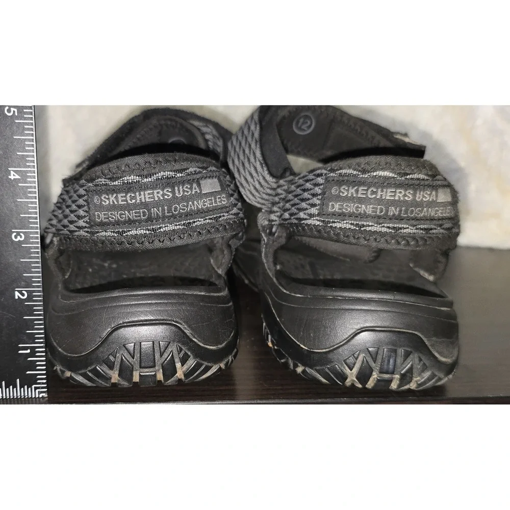 Sketchers Black Sandals‎ Size 12 Riptide Adjustable Straps Hiking Outdoors